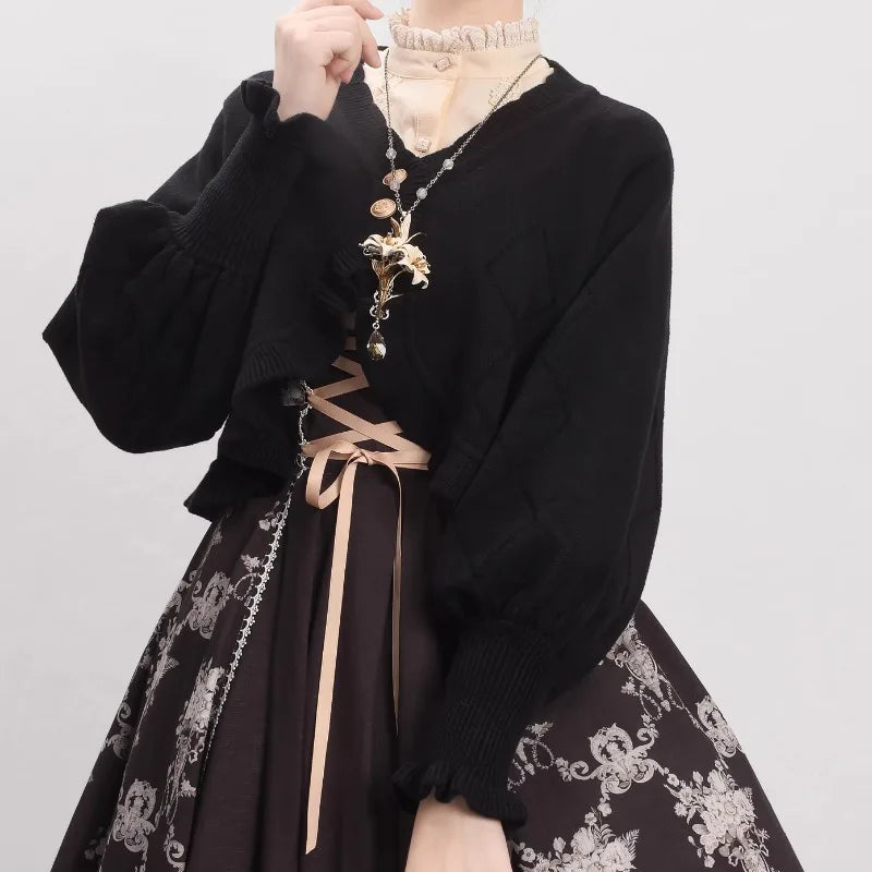 Japanese Kawaii Lolita Knitted Cardigan