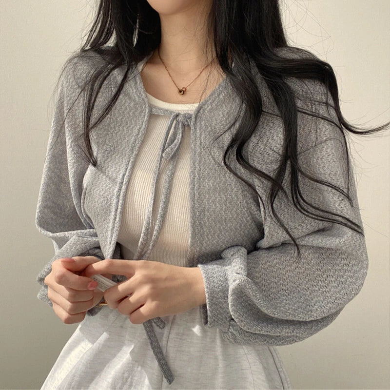 White Sweet Kawaii Women Cardigan