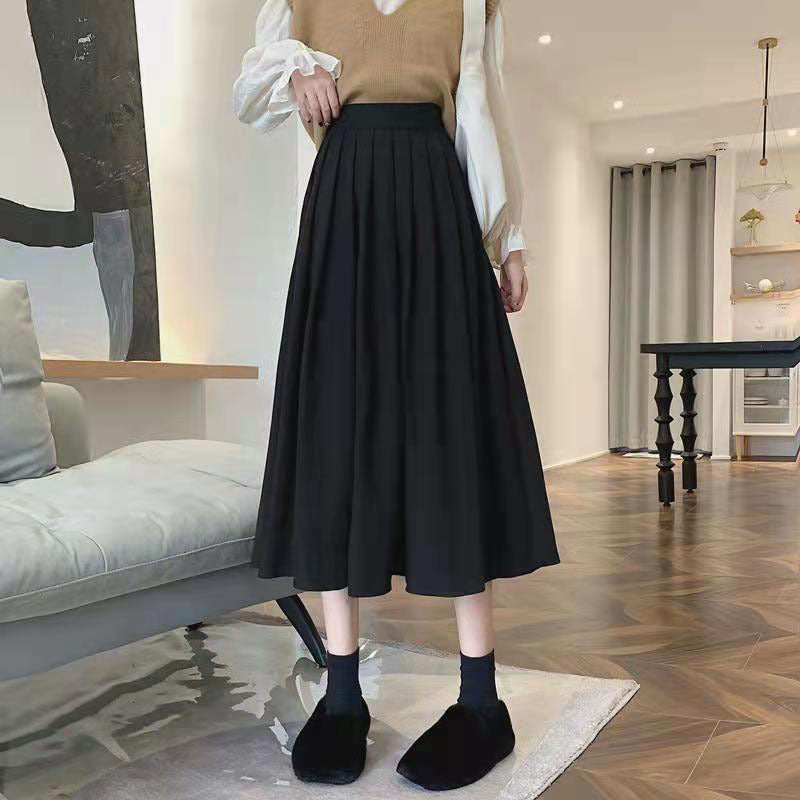 Women's High Waist Thin Skirt