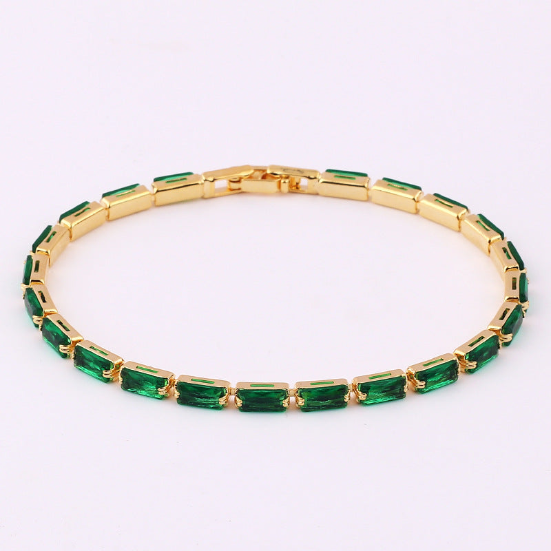 Green Zircon Pull Bracelet