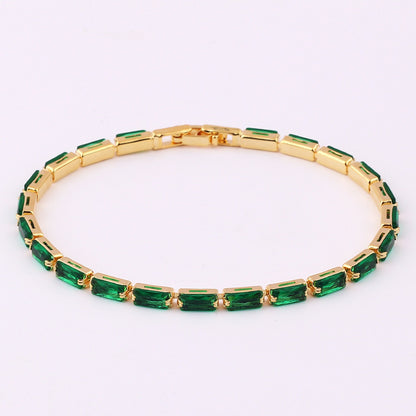 Green Zircon Pull Bracelet