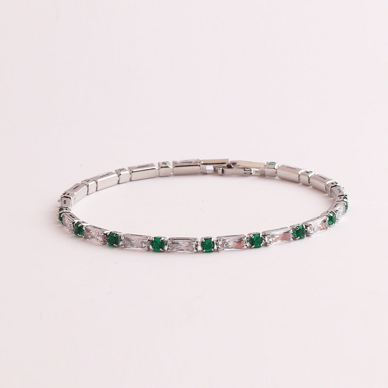 Green Zircon Pull Bracelet