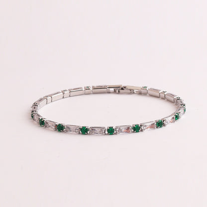 Green Zircon Pull Bracelet