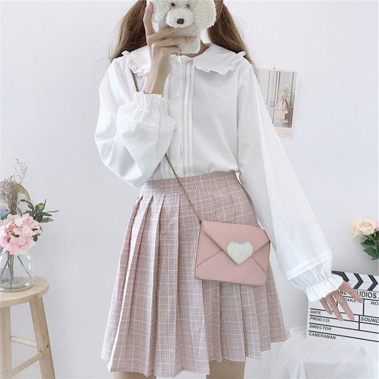 Japanese Lolita Doll Collar Long Sleeve Shirt