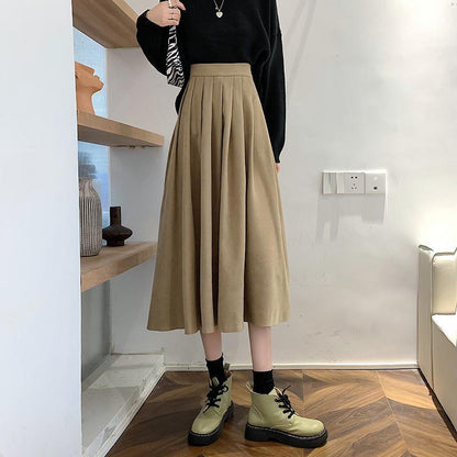 Women's High Waist Thin Skirt